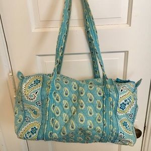 Iconic small Vera Bradley duffel bag
